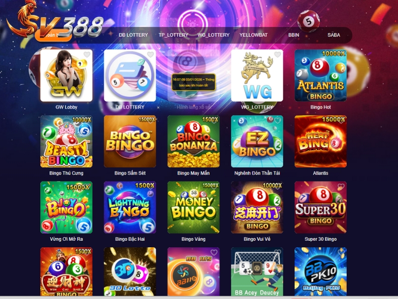 Cập nhật những tựa game mới nhất tại sân chơi 