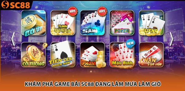 Game bài SC88 mang đến màu sắc giải trí trực tuyến gần gũi cho cộng đồng yêu bài